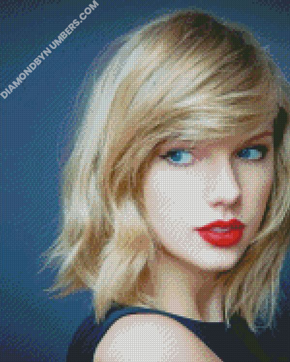 The Pretty Taylor Swift - 5D Diamond Painting - DiamondByNumbers